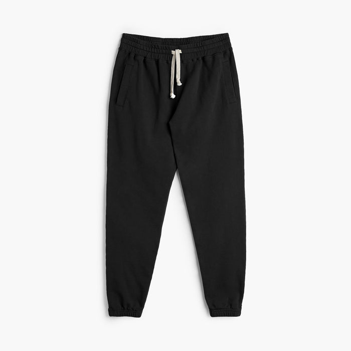 Cozy Joggers - 100% GOTS Certified Organic Cotton Sweatpants - Black - Teens and Adults - Men and Women - Made in Canada - mini mioche
