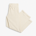 Cozy Wide Leg Sweatpants - 100% GOTS Certified Organic Cotton Shorts - Natural - Teens and Adults - Men and Women - Made in Canada - mini mioche
