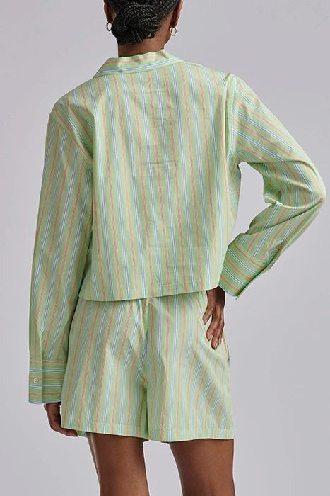 Crop Long Sleeve Short PJ Set Sleepwear Polo Ralph Lauren