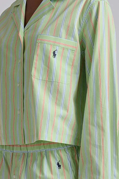 Crop Long Sleeve Short PJ Set Sleepwear Polo Ralph Lauren