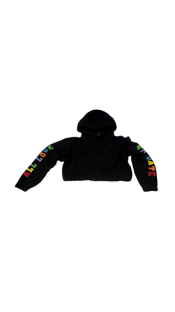 Cropped Hoodie Black
