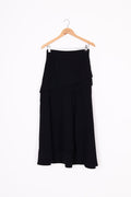 Cue Womens Black Maxi Skirt Size 8