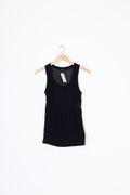 Cue Womens Black Top Size 8