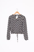 Decjuba Womens Black Top Size 12
