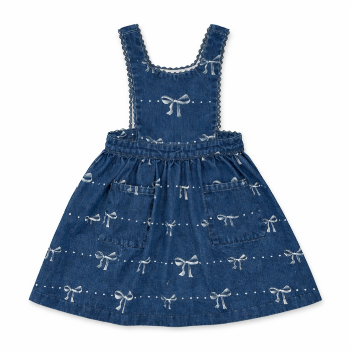 Denim Bow Jumper