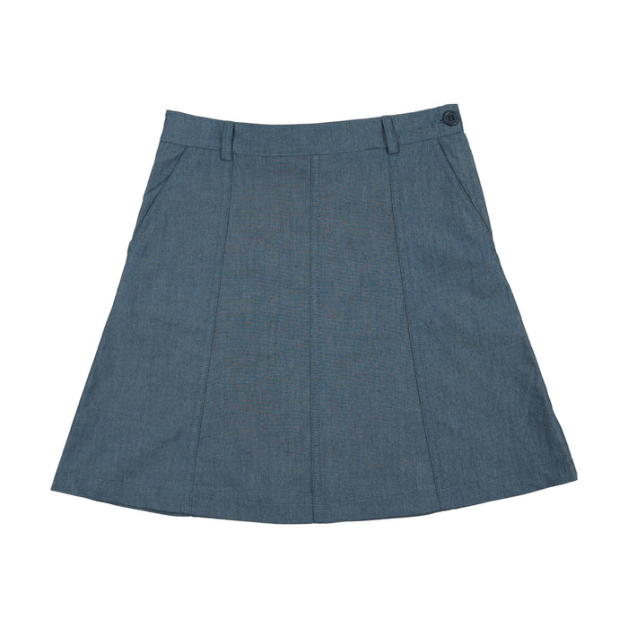 Denim Patch Skirt