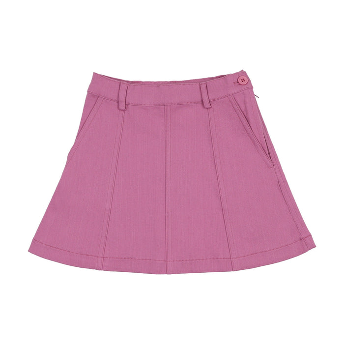 Denim Patch Skirt