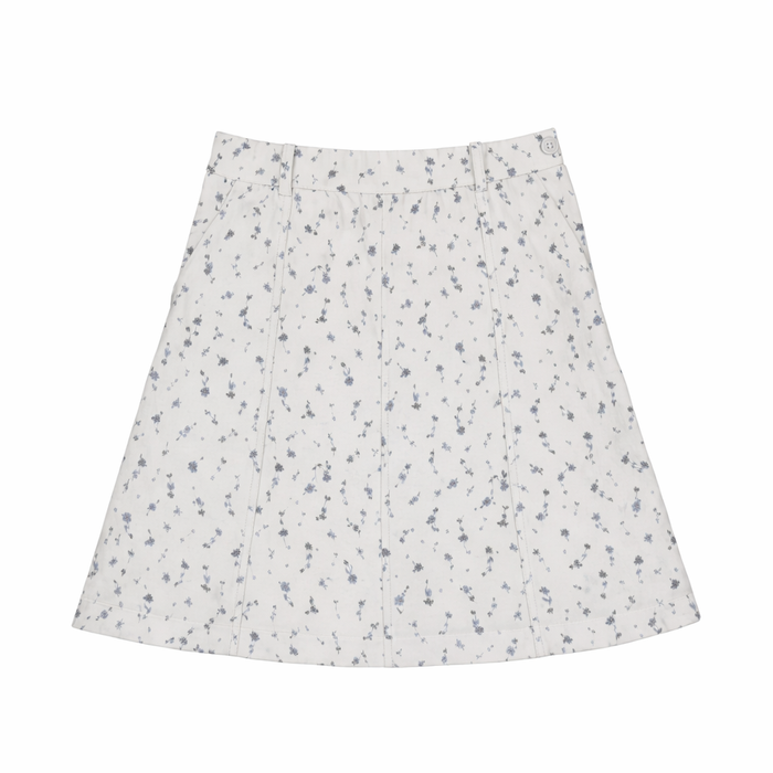Denim Patch Skirt
