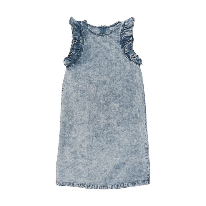 Denim Tencel Flutter Sleeve Dress *see note