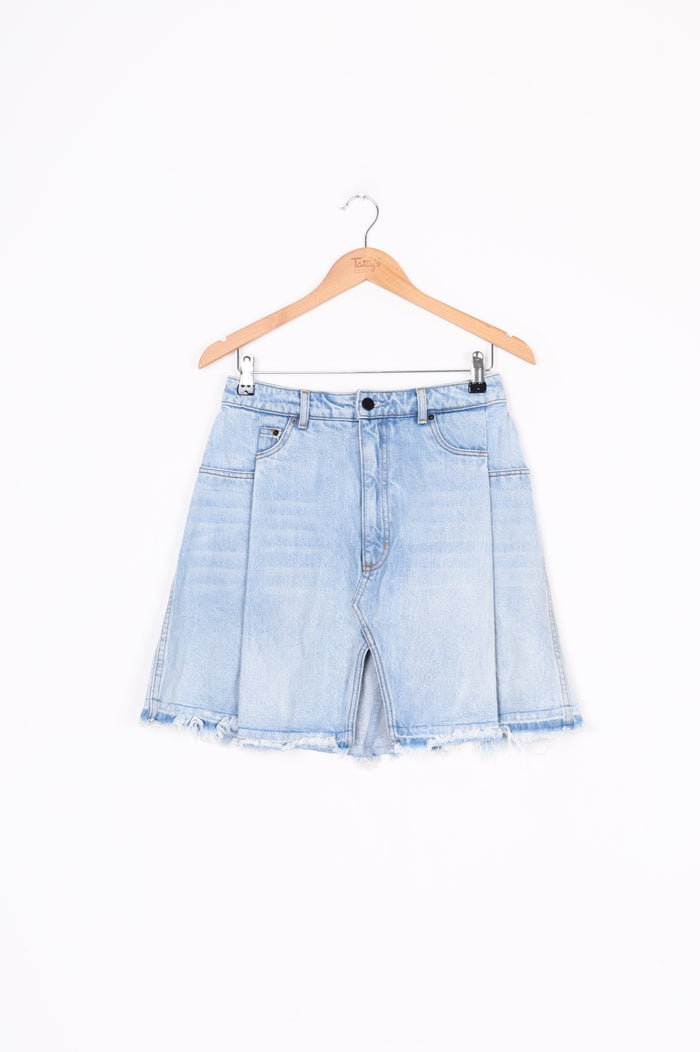 Denim X Alexander Wang Womens Blue Skirt Size W 29