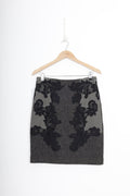 Diane von Furstenberg Womens Grey Skirt Size 8