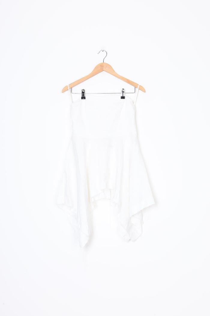 Dissh Womens White Top Size 10