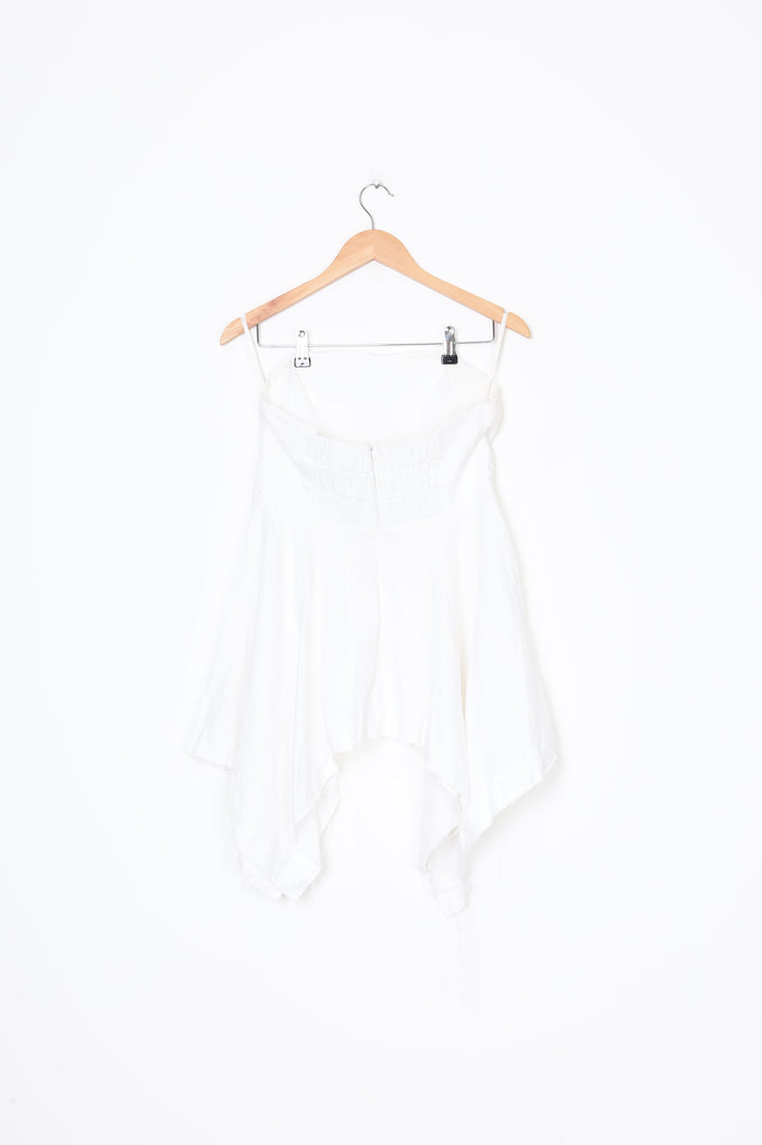 Dissh Womens White Top Size 10