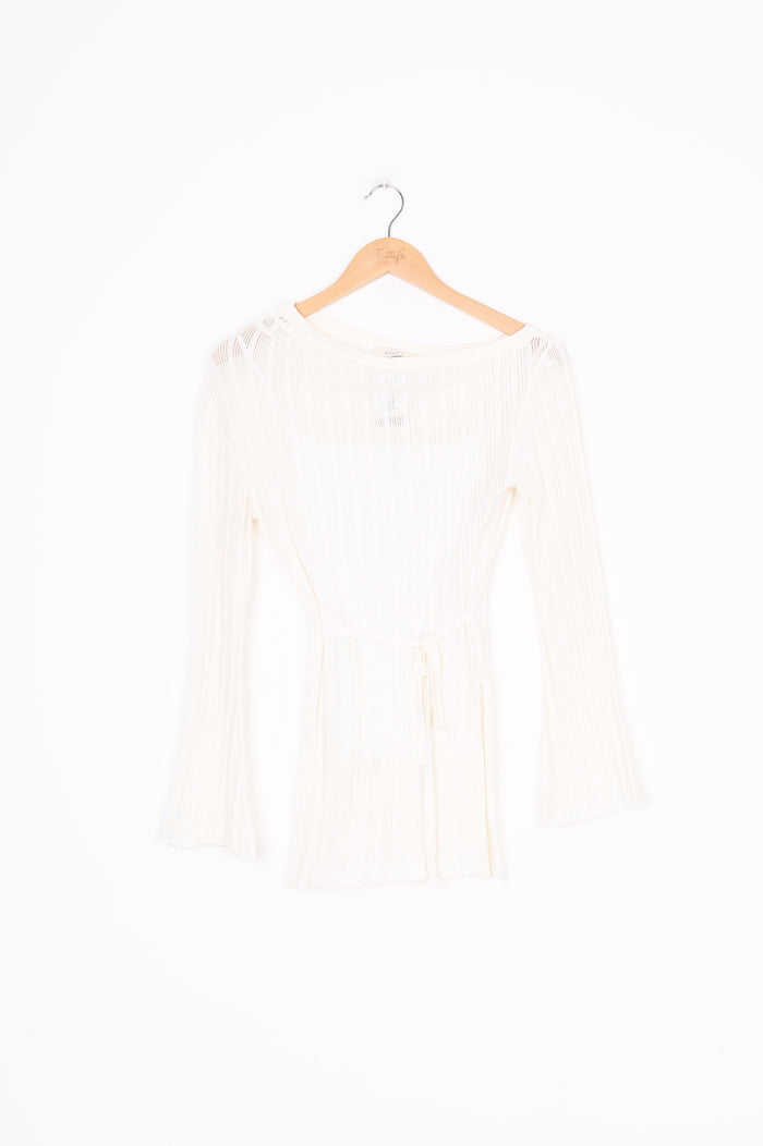 Dissh Womens White Top Size XS