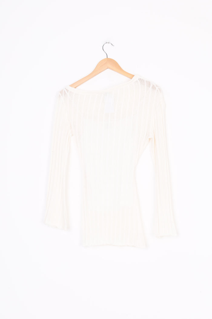 Dissh Womens White Top Size XS
