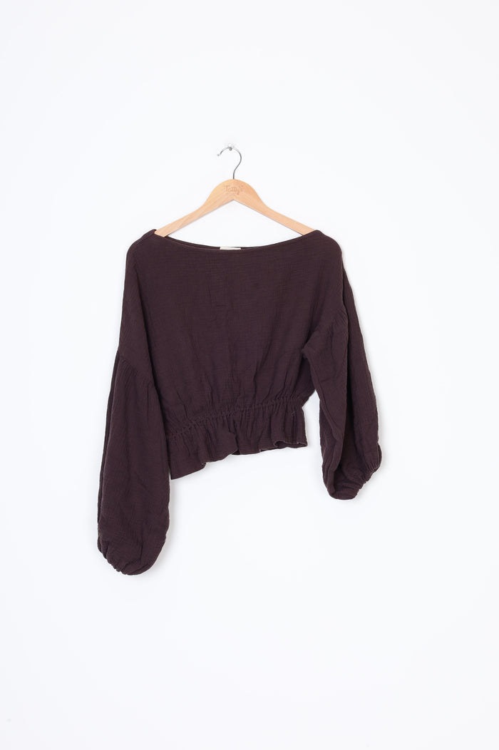 Dominque Healy Womens Brown Top Size M