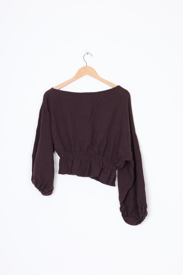 Dominque Healy Womens Brown Top Size M