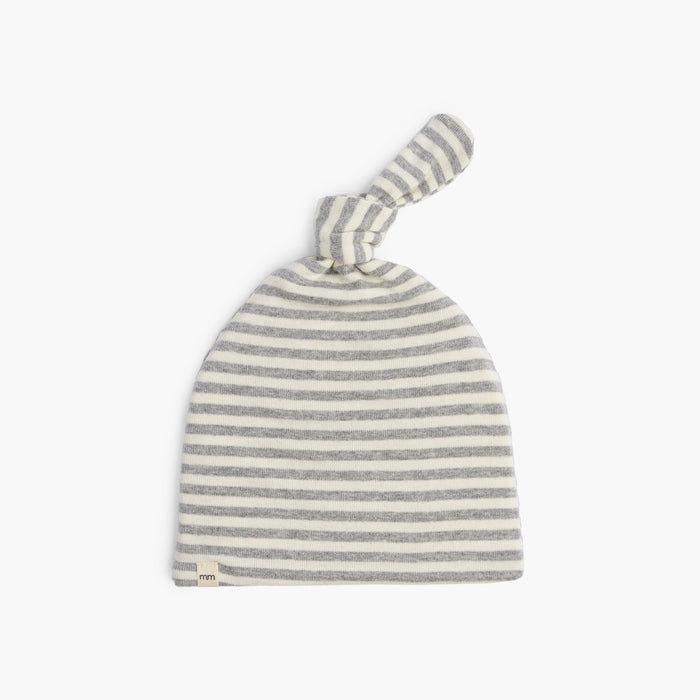 Heather Grey Stripe / 0-5 months
