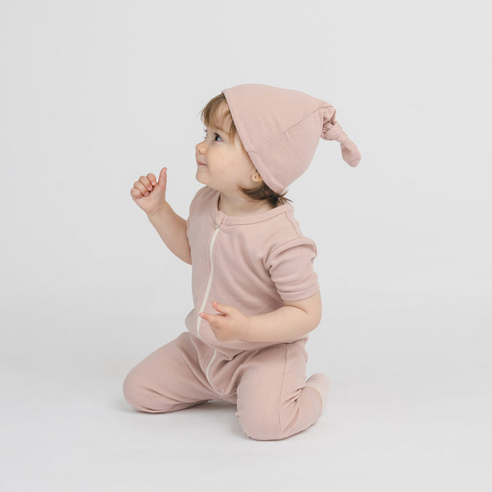 Dreamy Knotted Beanie - Hats - Blossom - 3-6 - mini mioche