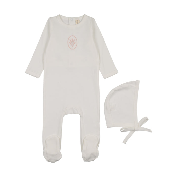 Dreamy Wheat Footie Set