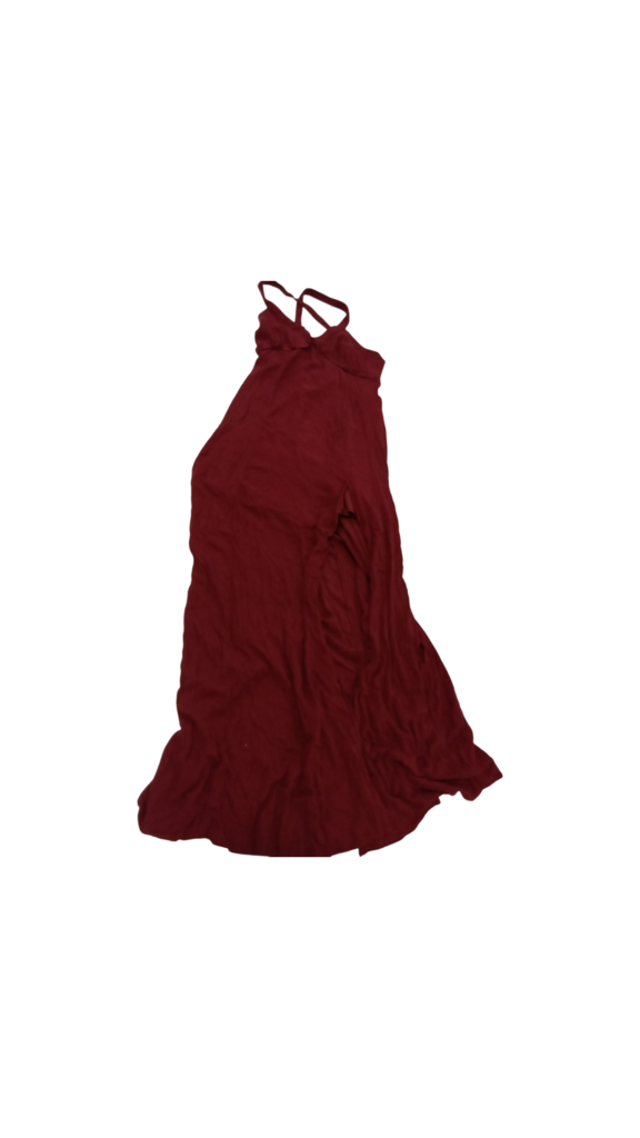 Dress: Maroon