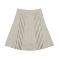 Dressy Pleated Wool Skirt