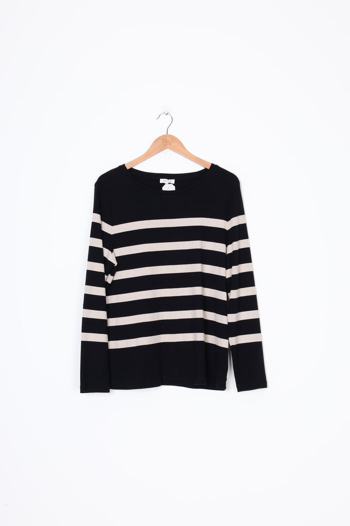 EllaJ Womens Black Top Size 16