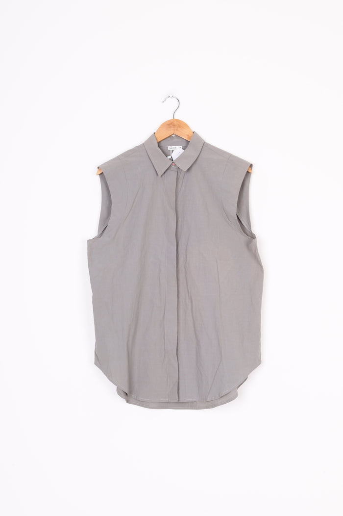 Elms & King Womens Khaki Top Size M
