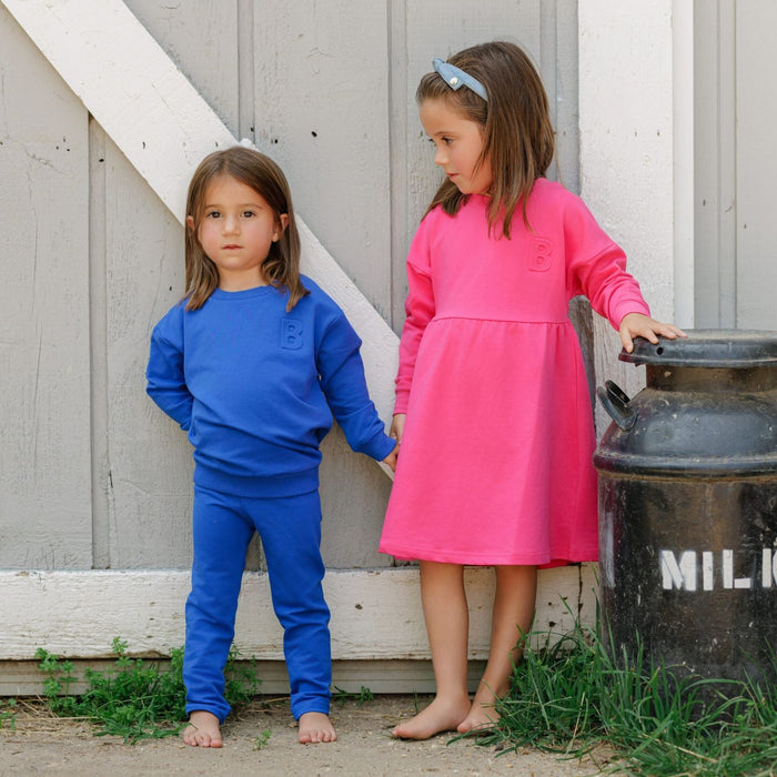 Embossed B Dress