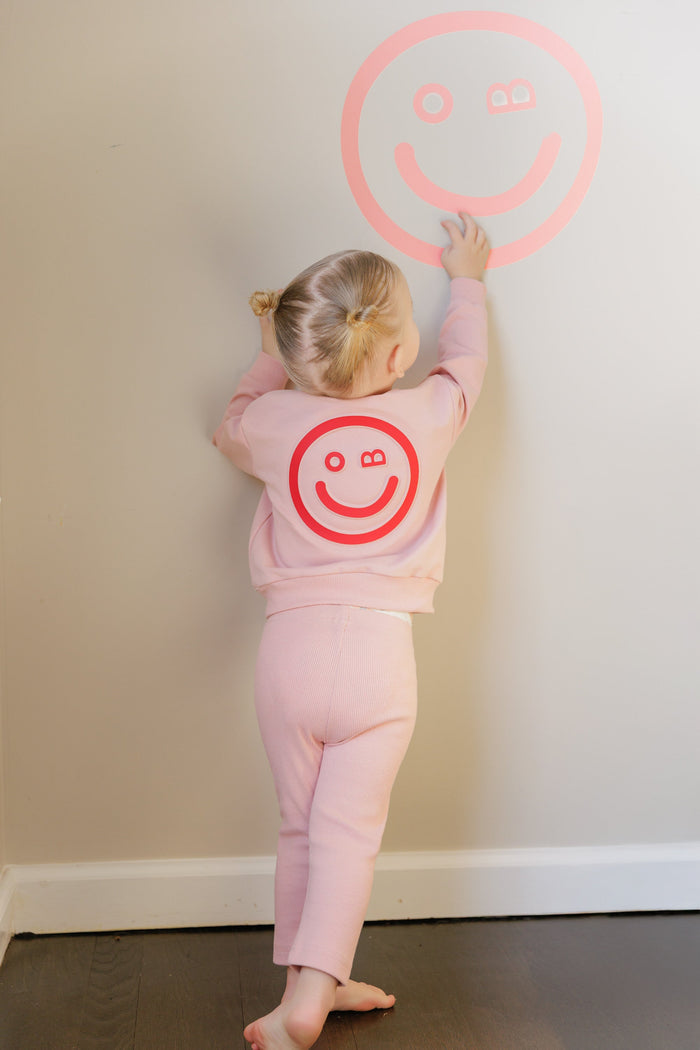 Embossed Smiley Sweatshirt