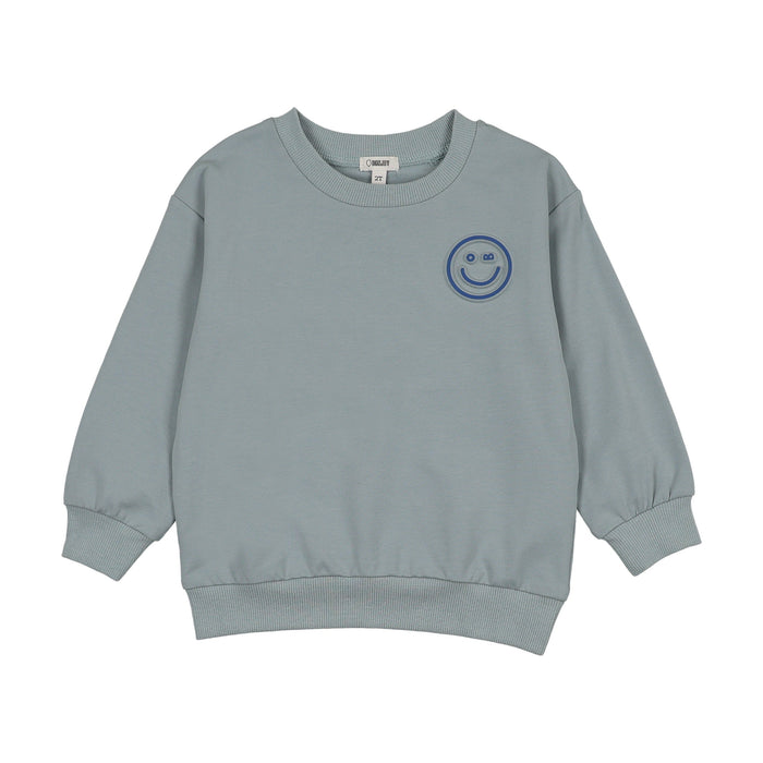 Embossed Smiley Sweatshirt