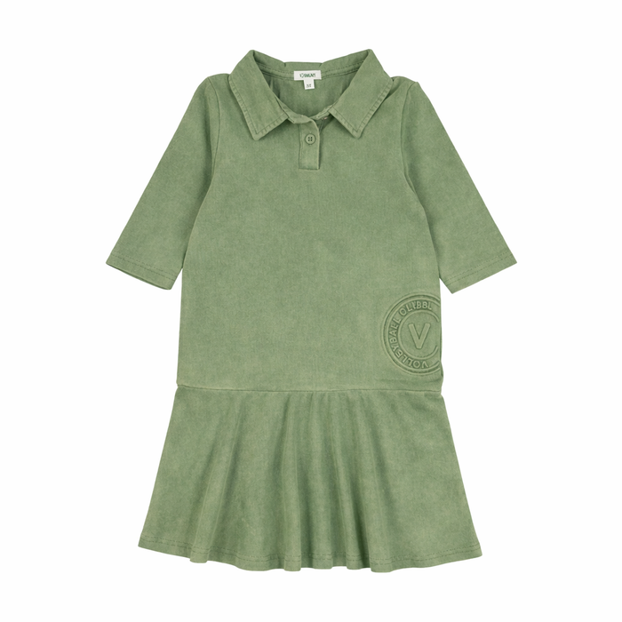 Embossed Volleyball 3/4 Sleeve Dress