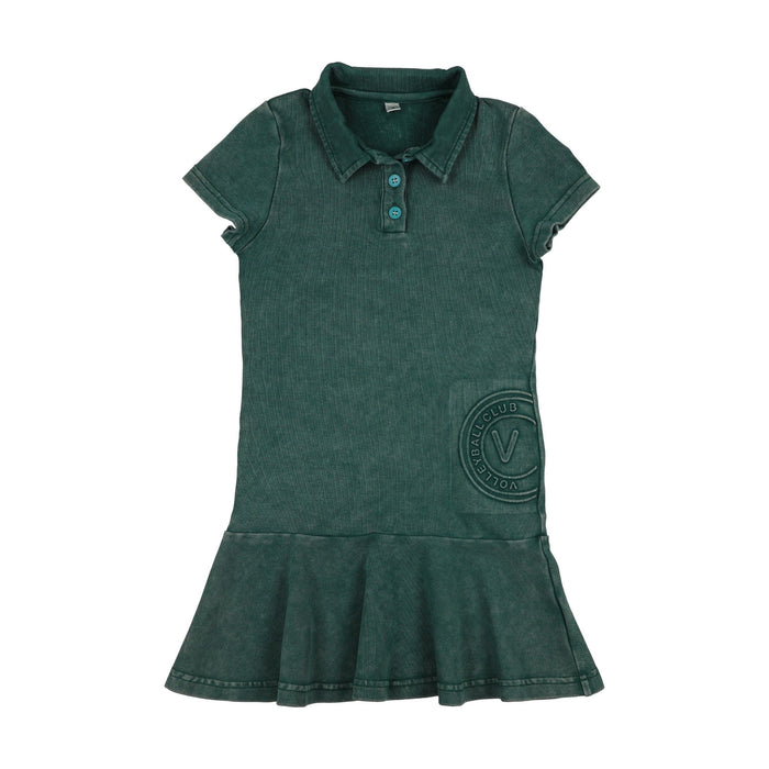 Embossed Volleyball Short Sleeve Dress