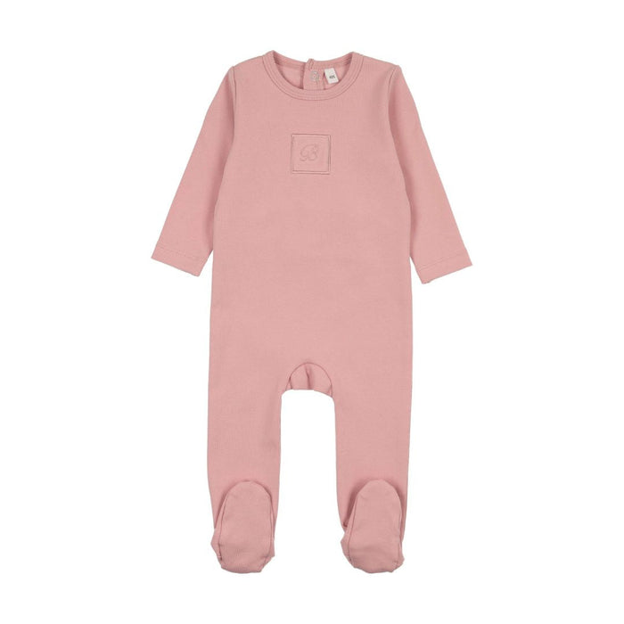 Embroidered B Footie