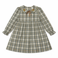 Embroidered Collar Dress