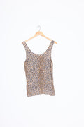 Equipment Femme Womens Beige Top Size S