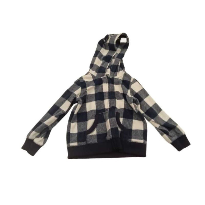Fleece Buffalo Plaid Pullover Sweater