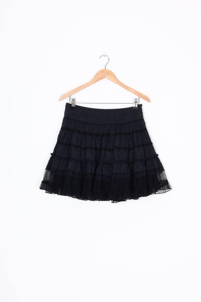 Forever New Womens Black Mini Skirt Size 10