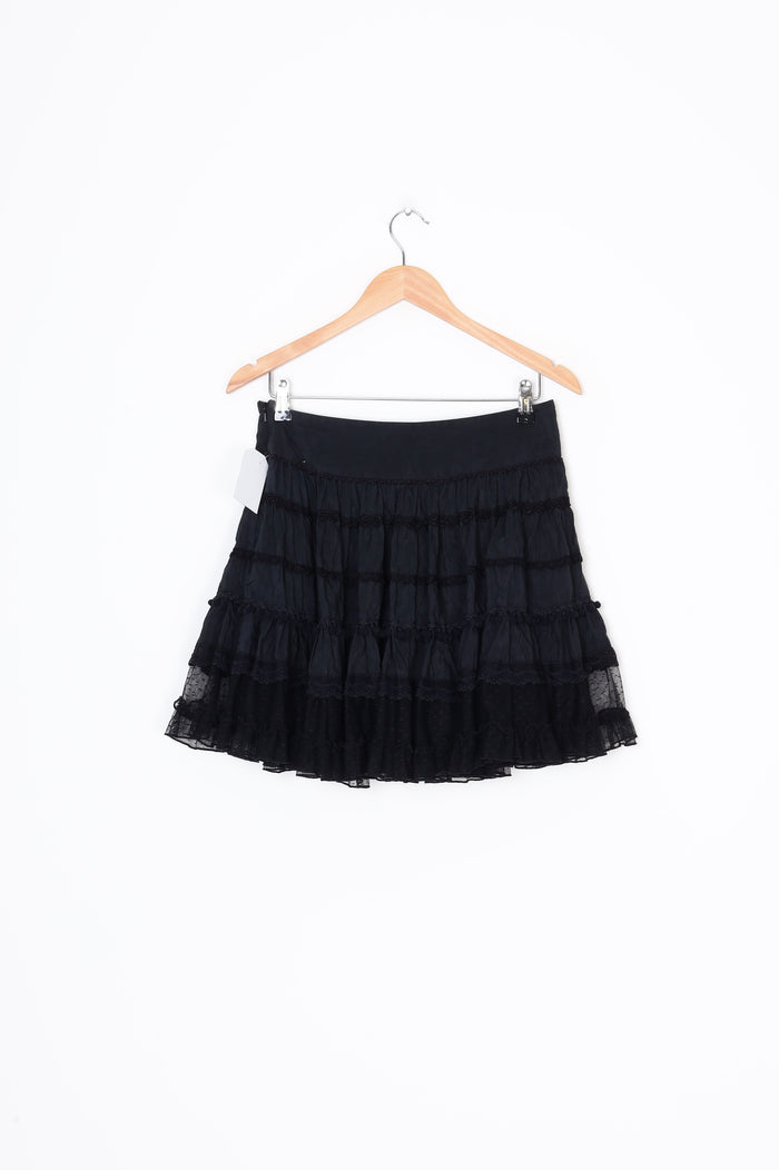 Forever New Womens Black Mini Skirt Size 10