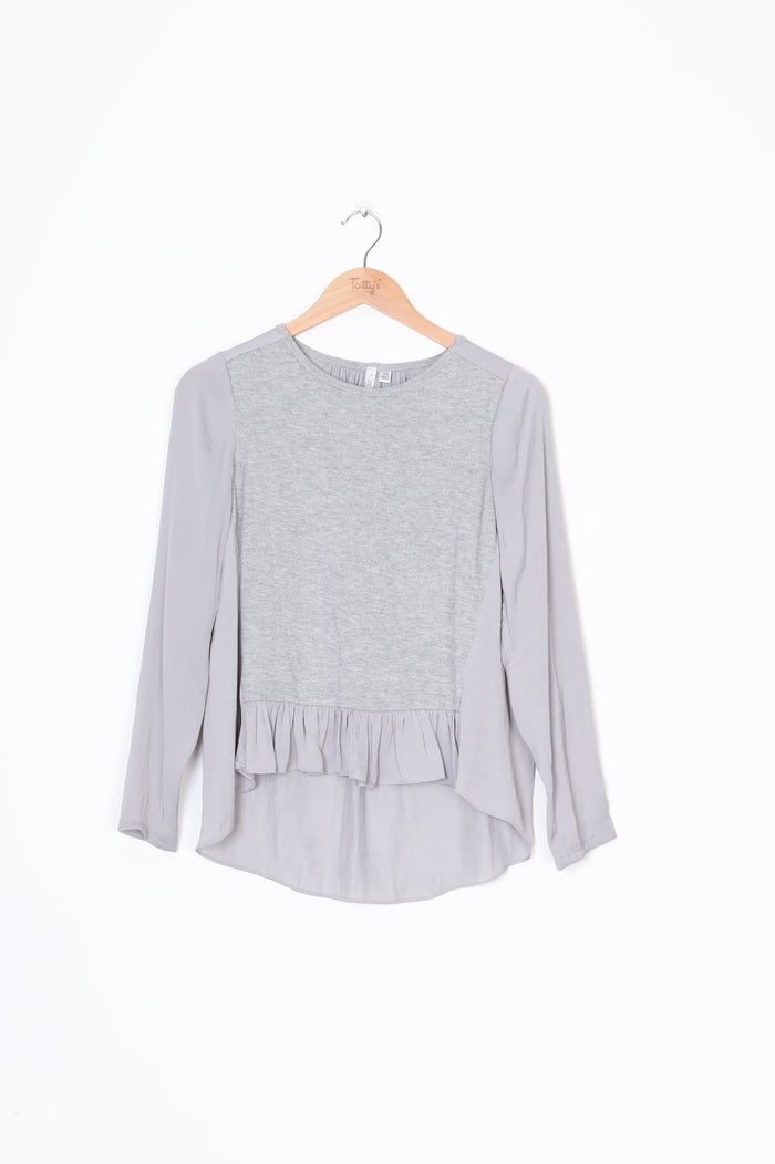 Forever New Womens Grey Top Size XS