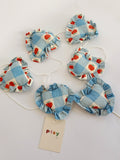 Frill Heart Garland Apple Patch
