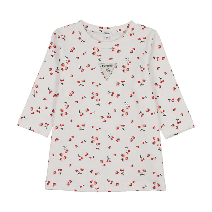 Fruit Party 3/4 Sleeve Cotton T-Shirt - Girl