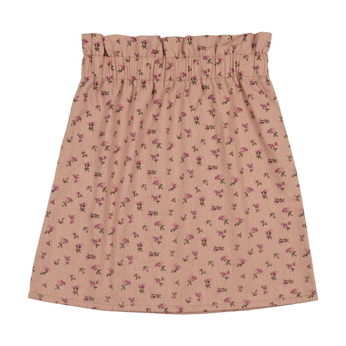 Fruit Party Denim Paperbag Skirt