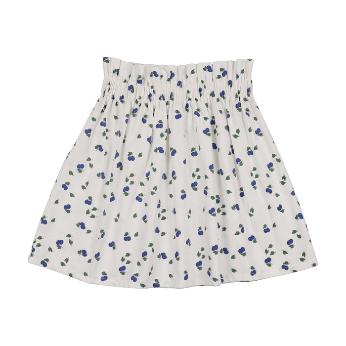 Fruit Party Denim Paperbag Skirt