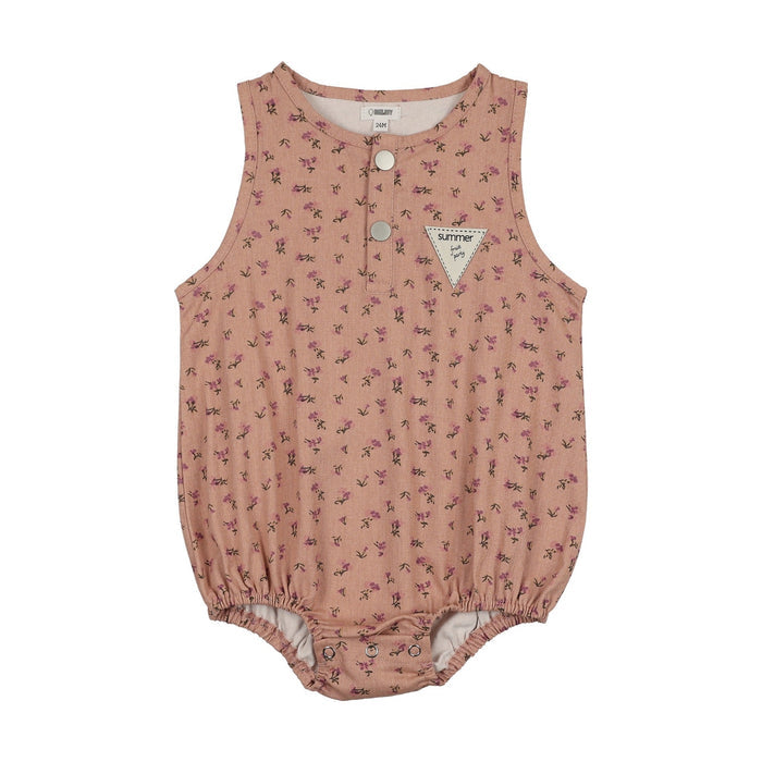 Fruit Party Denim Romper
