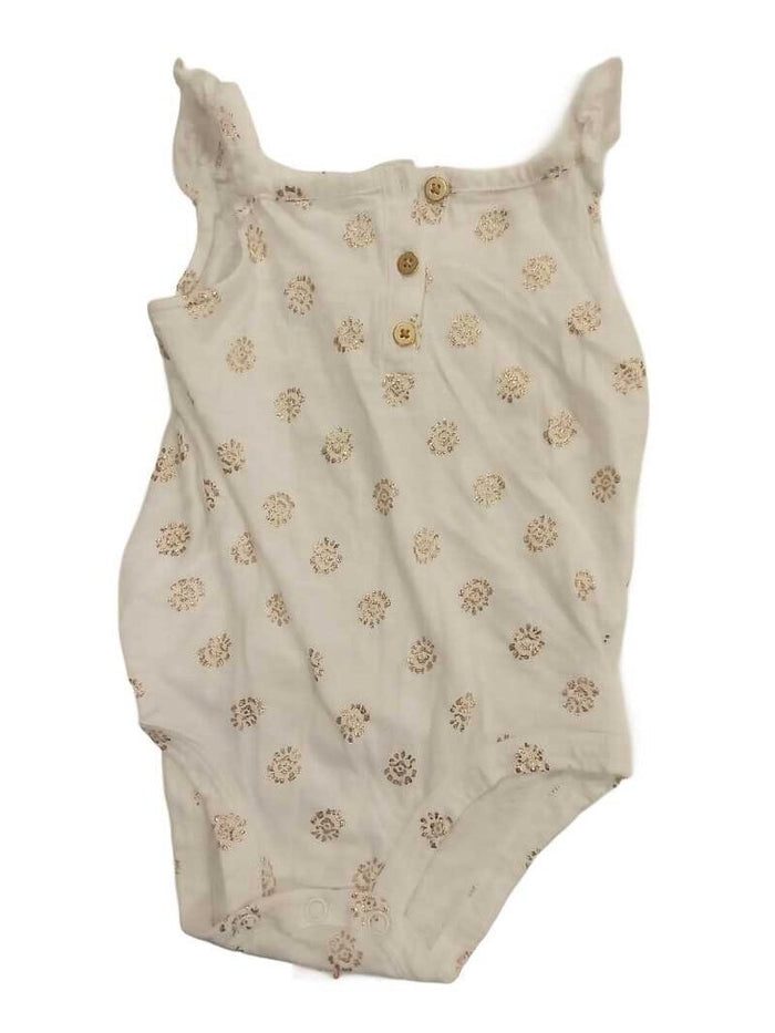 Gold print Onesie