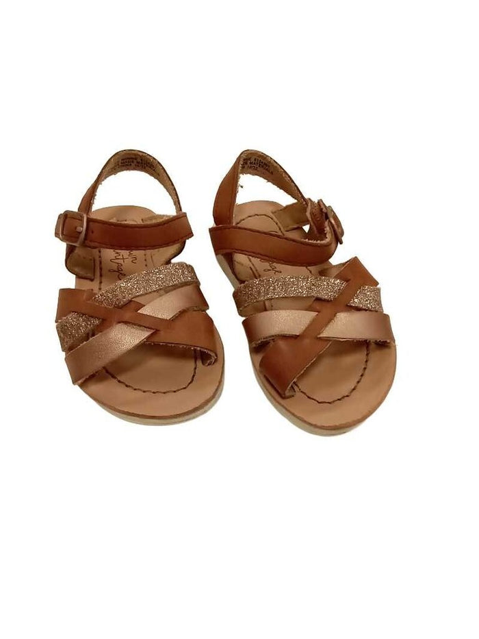 gold sparkle sandals