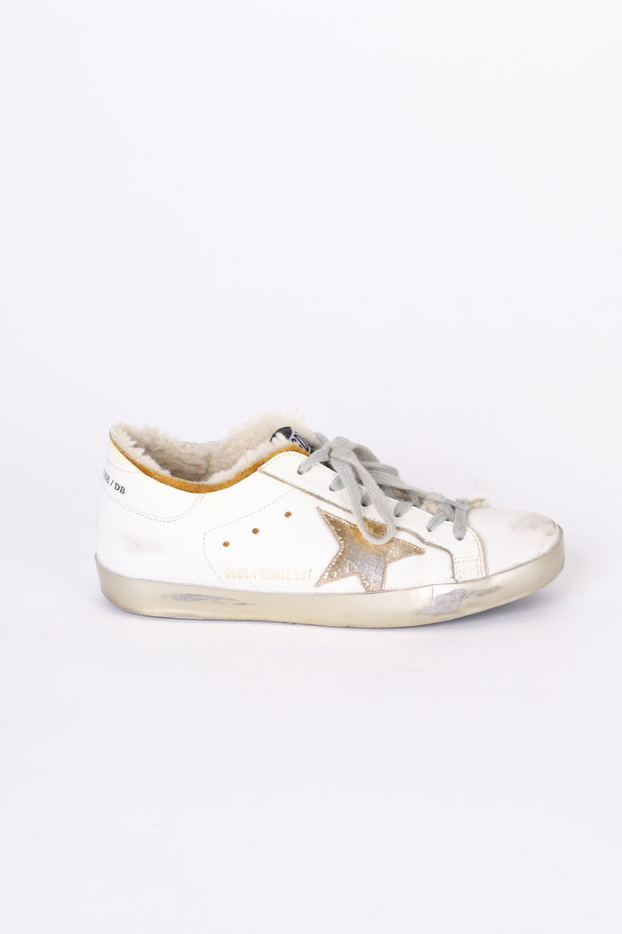 Golden Goose Deluxe Brand Womens White Sneakers Size EU 36