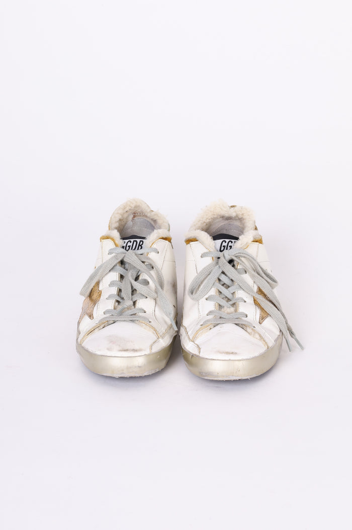 Golden Goose Deluxe Brand Womens White Sneakers Size EU 36
