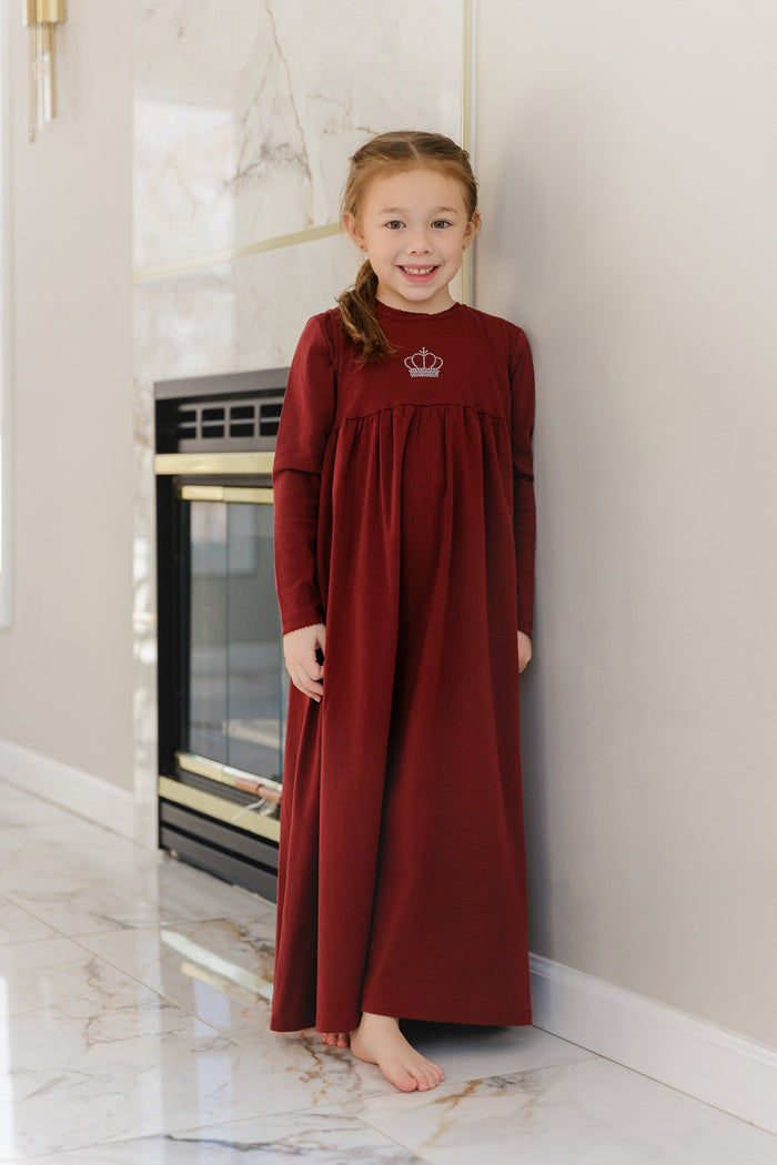 Graphic Rhinestone Jumper Robe W/ T-Shirt